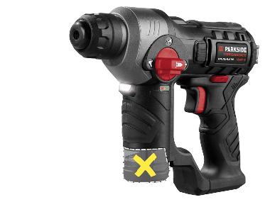 PARKSIDE PERFORMANCE® Akumulatorowa młotowiertarka 12 V, PBHAP 12 A1 (bez akumulatora i ładowarki)