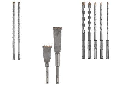 PARKSIDE PERFORMANCE® Zestaw wierteł SDS Plus i dłut do fug w walizce