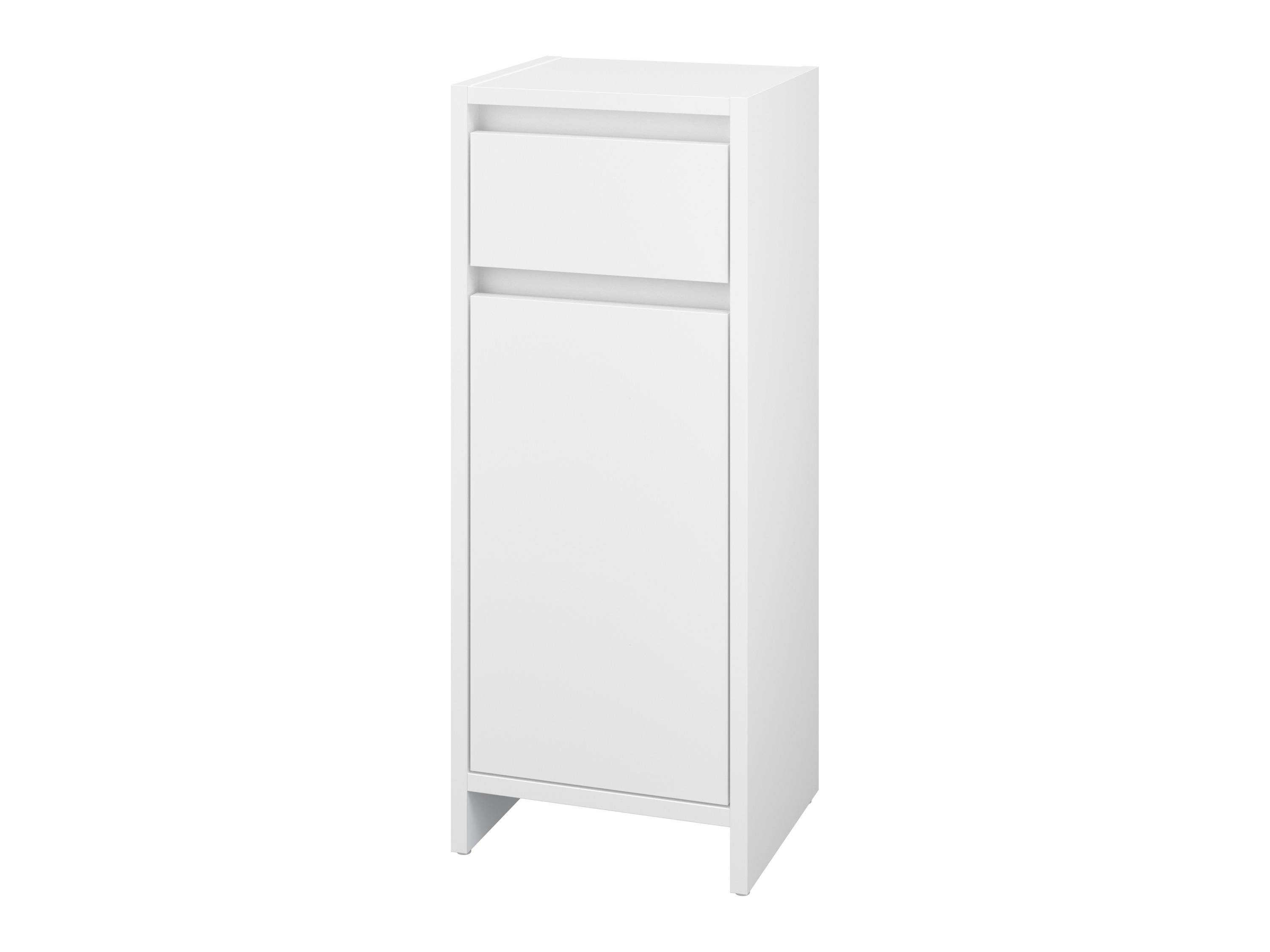 LIVARNO® Niska szafka łazienkowa Oslo, biała, 32x80x28 cm