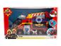 Samochód strażacki Simba Fireman Sam Jupiter z figurkami i dalmatyńczykiem.