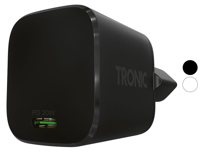 Pełny ekran: TRONIC® Ładowarka nano USB-C, PD, 20 W - zdjęcie 1