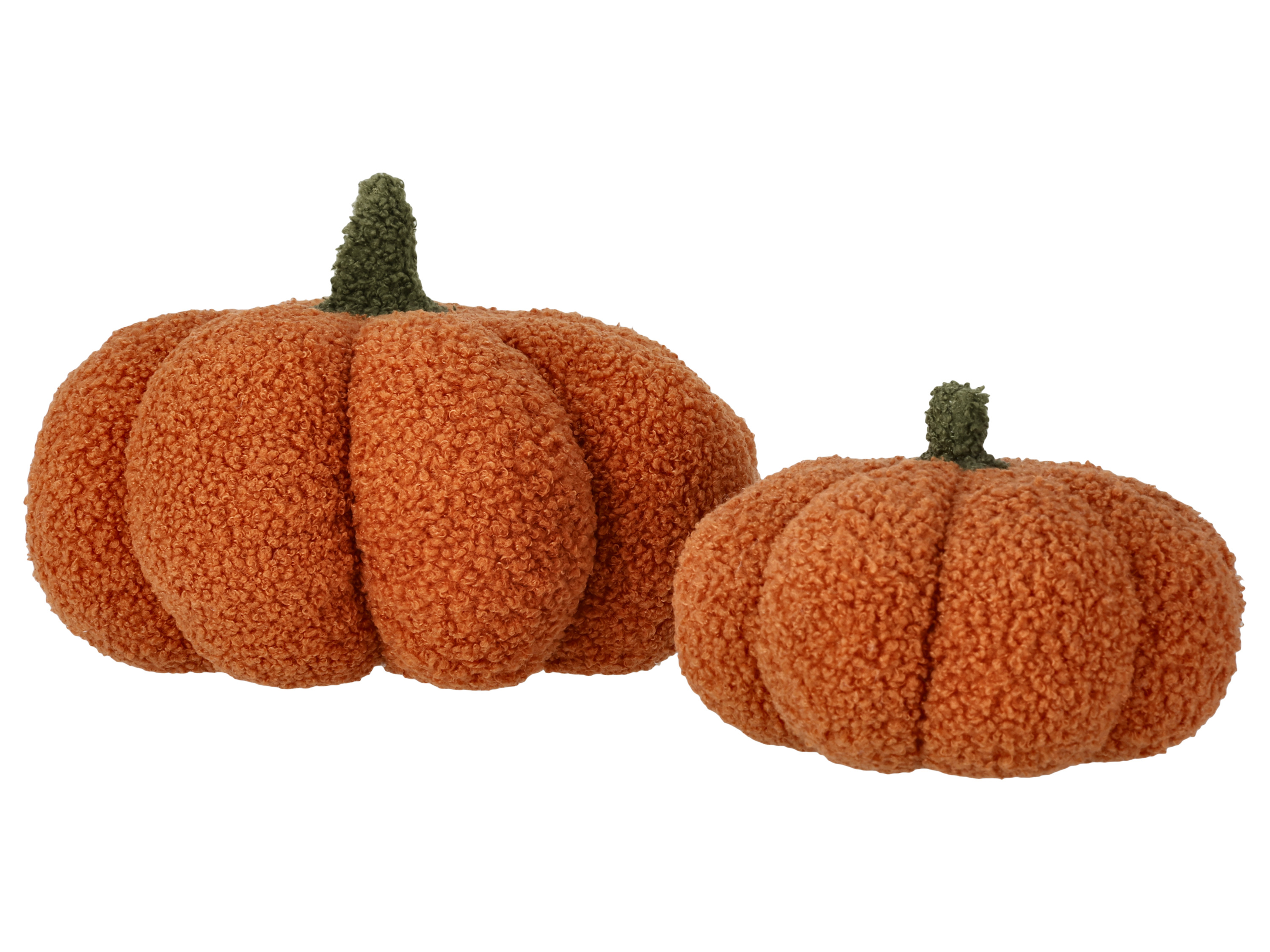 LIVARNO® Pluszowe dynie dekoracyjne, 2 sztuki (pomarańczowy)