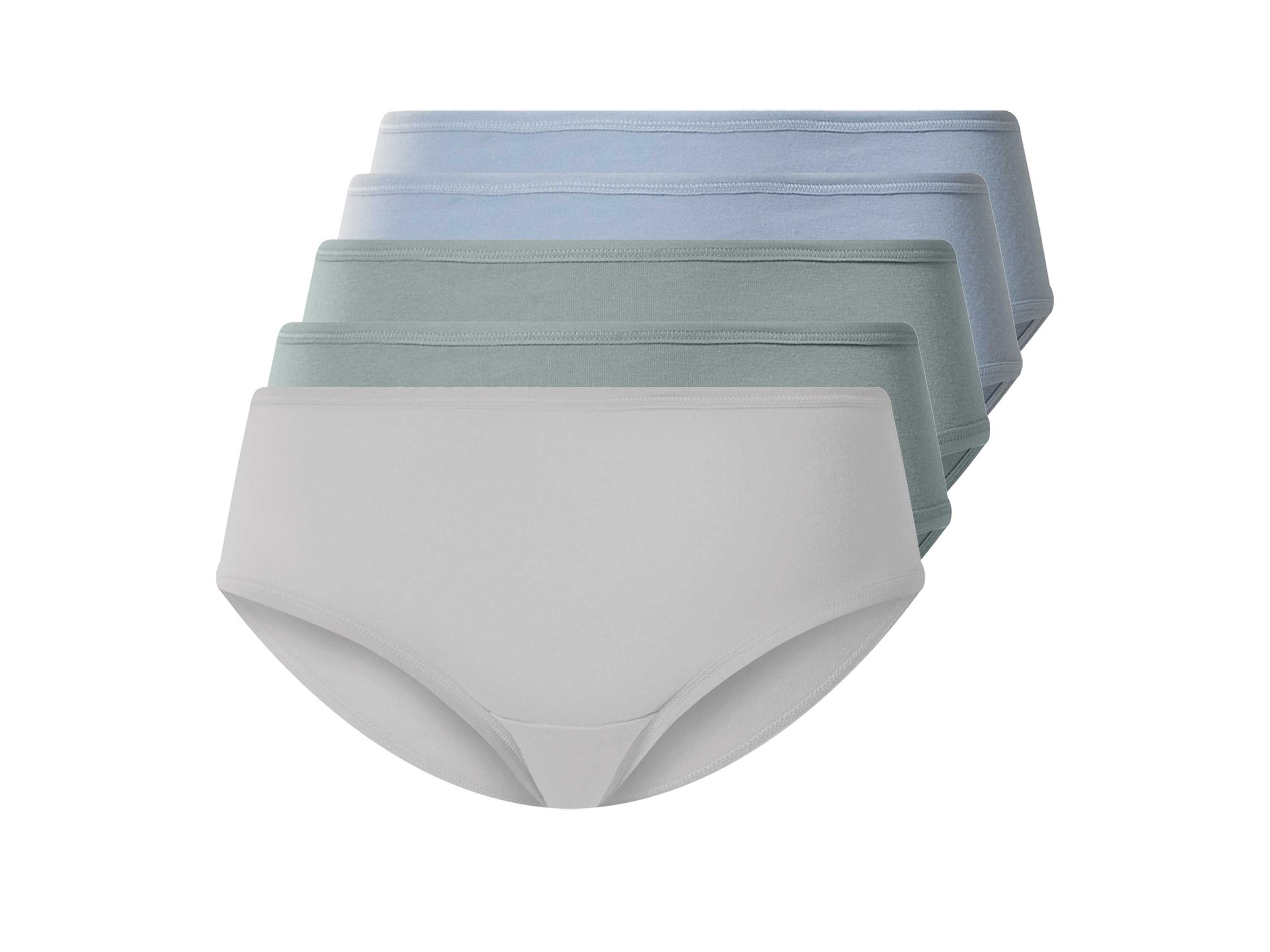 ESMARA® Majtki hipstery damskie, 5 par