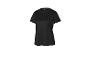 Czarny damski T-shirt sportowy z krótkim rękawem