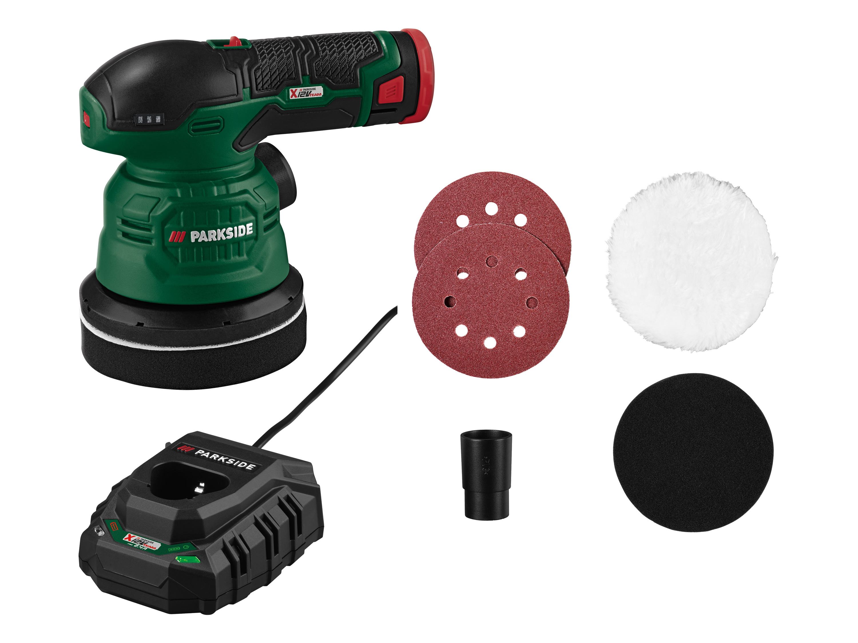 PARKSIDE® 12V Akku-szlifierka i polerka »PASP 12-Li A1« z akumulatorem – z ładowarką