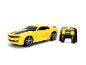 Żółty samochodzik Transformers Camaro z pilotem.