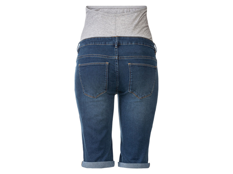 Pełny ekran: esmara Szorty jeansowe damskie ciążowe z elastycznym pasem - zdjęcie 5