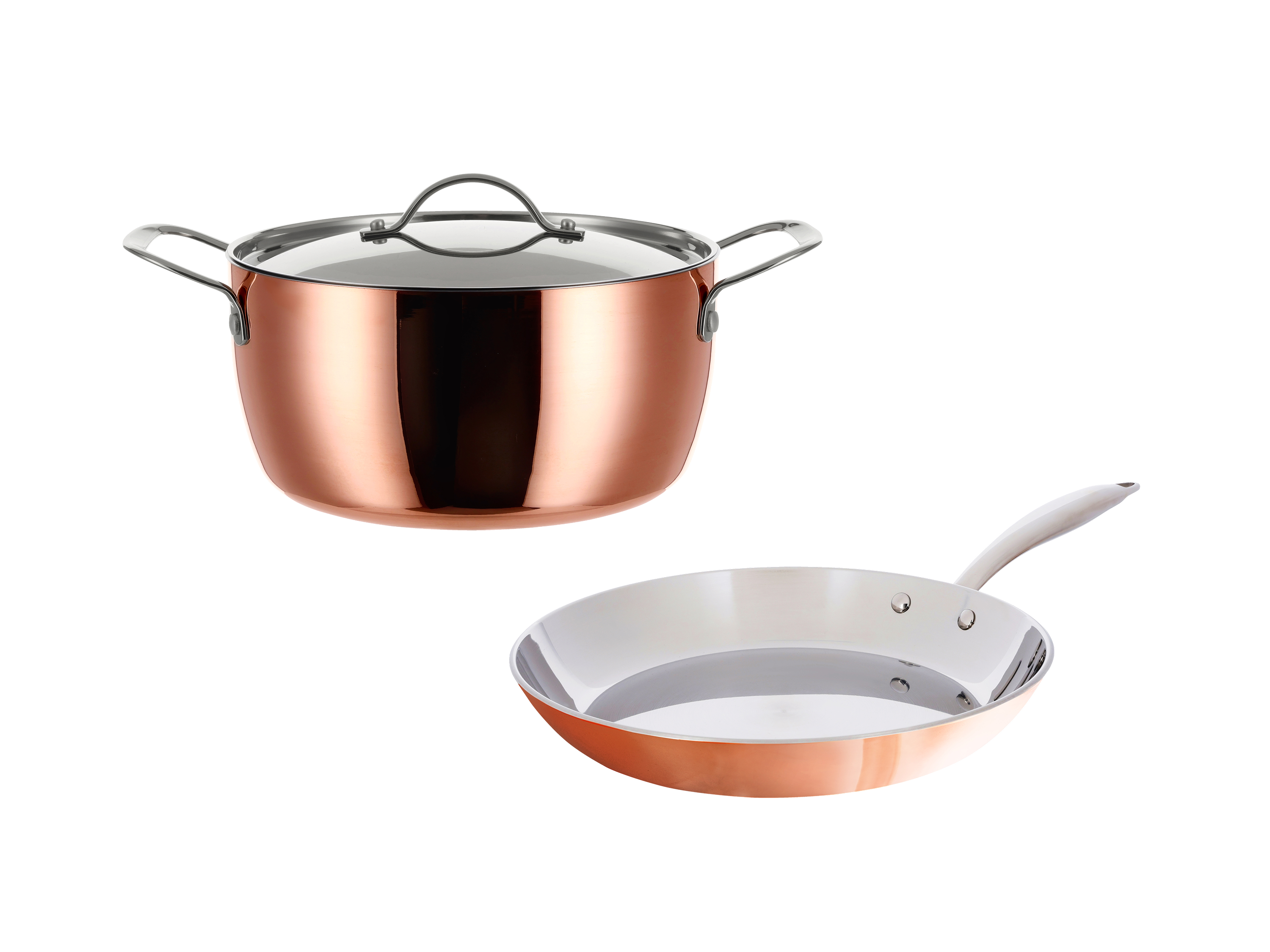 SILVERCREST® Patelnia z powłoką miedzianą, Ø 28 cm