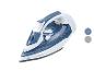 Żelazko parowe Silvercrest w kolorze białym i niebieskim, 2400W.