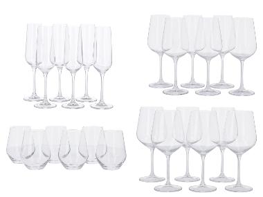 SILVERCREST® Zestaw 6 szklanek do wody lub 6 kieliszków do szampana lub do białego wina lub do czerwonego wina
