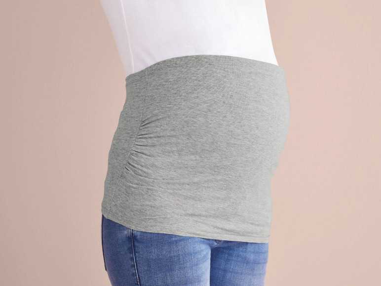 Pełny ekran: esmara® Pas na brzuch ciążowy, przedłużenie do t-shirtu, 2 sztuka - zdjęcie 12