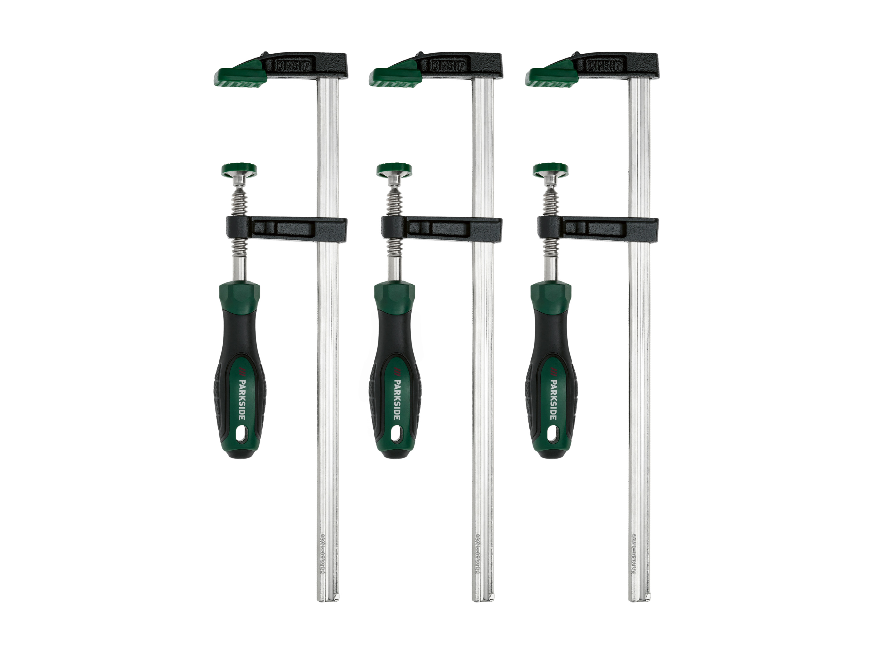 PARKSIDE® Ścisk stolarski lub zestaw 2 lub 3 ścisków stolarskich (Zestaw 3 ścisków stolarskich)