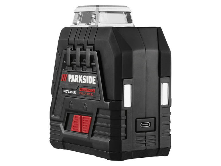 Pełny ekran: PARKSIDE PERFORMANCE® Akumulatorowy laser krzyżowy 4 V PKLLP 360 B3 - zdjęcie 3