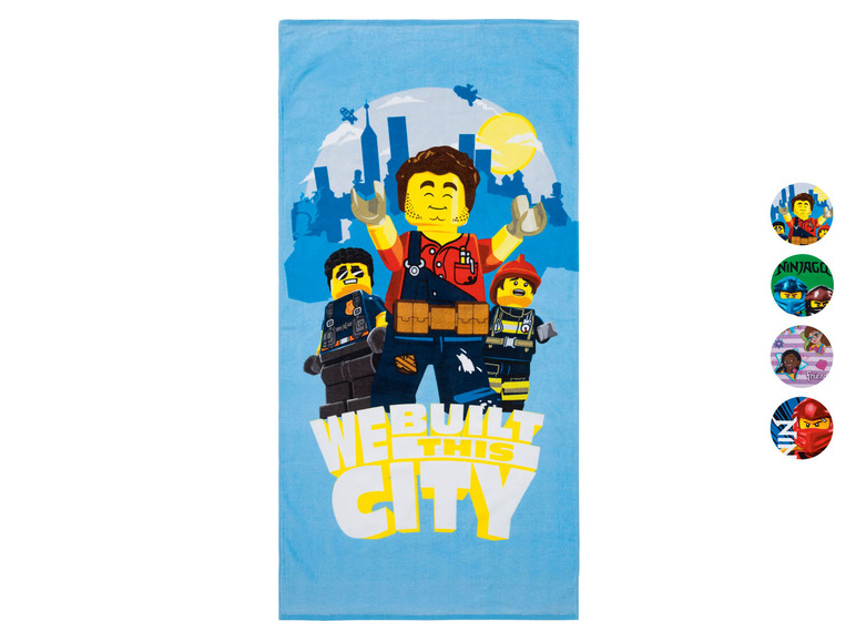 Pełny ekran: LEGO Ręcznik plażowy dla dzieci 75 x 150 cm - zdjęcie 1