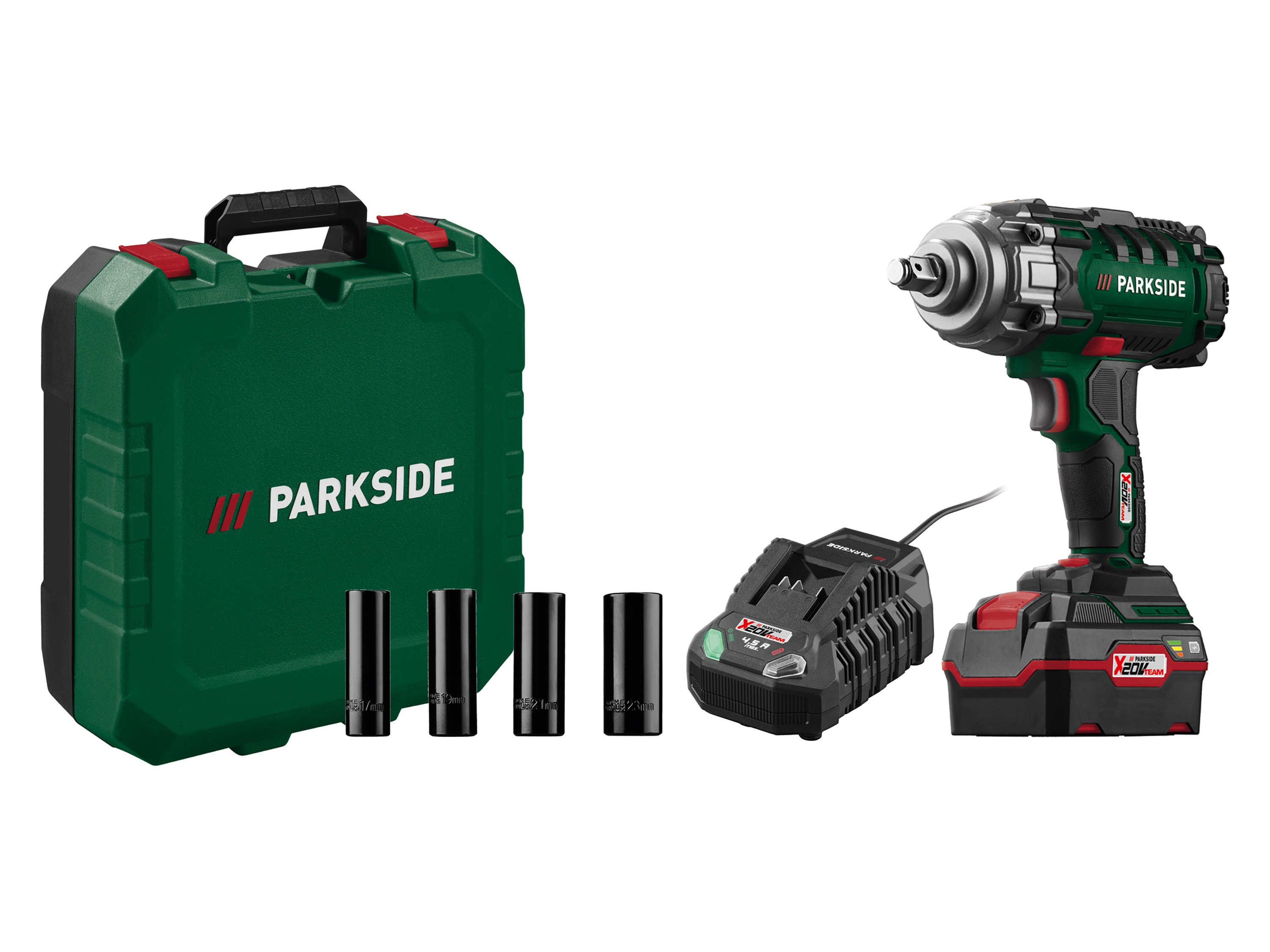 PARKSIDE® Akumulatorowy klucz udarowy 20 V, PASSK 20-Li C4