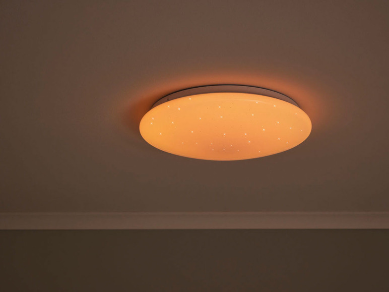 Pełny ekran: LIVARNO home Lampa sufitowa LED z kolorowym oświetleniem dekoracyjnym, Ø 34 cm - zdjęcie 9