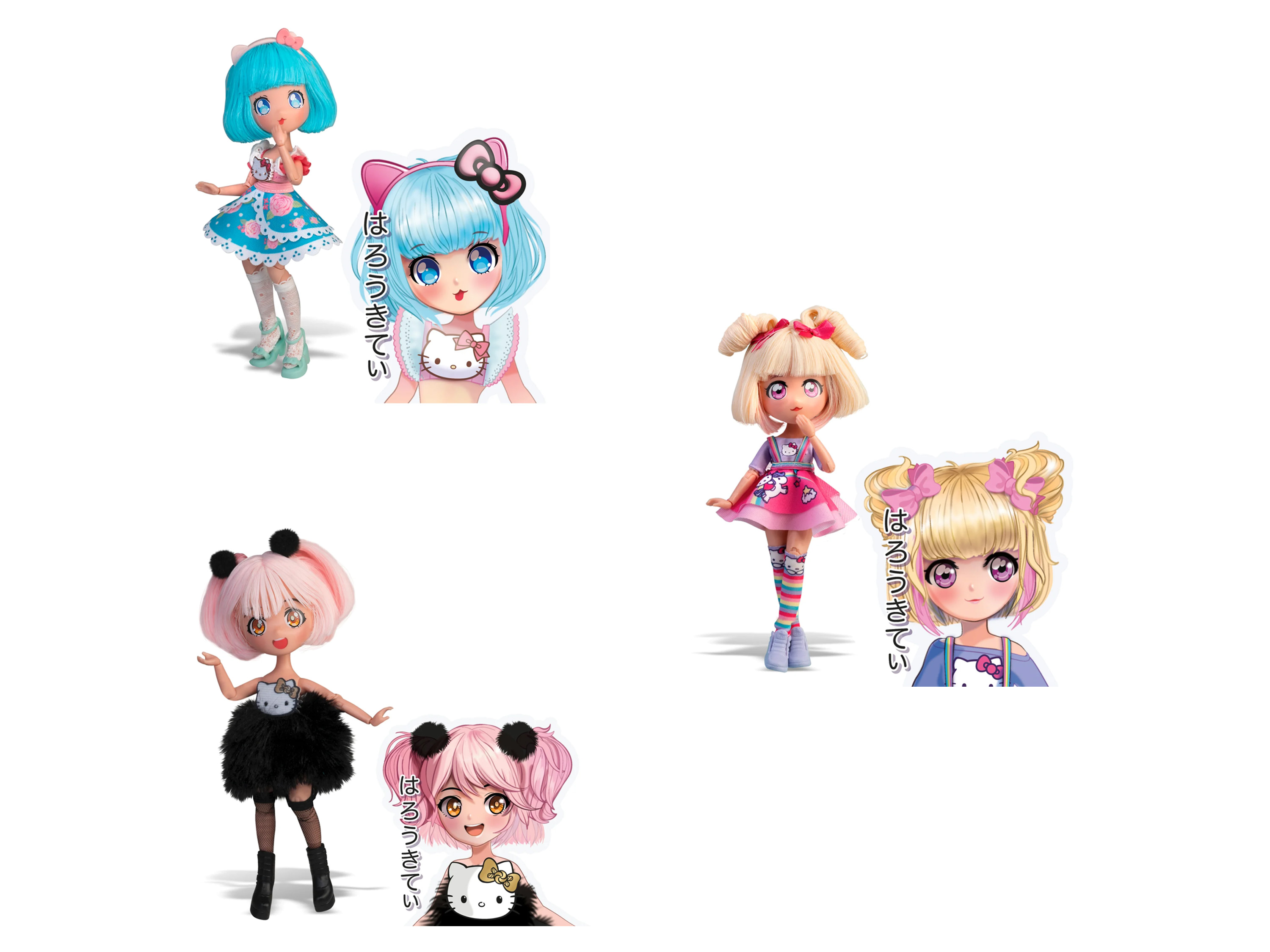 HELLO KITTY Manga Lalka, 19cm