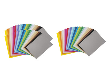 crelando® Papier do rysowania / Blok z kartonu fotograficznego, 25 kolorów