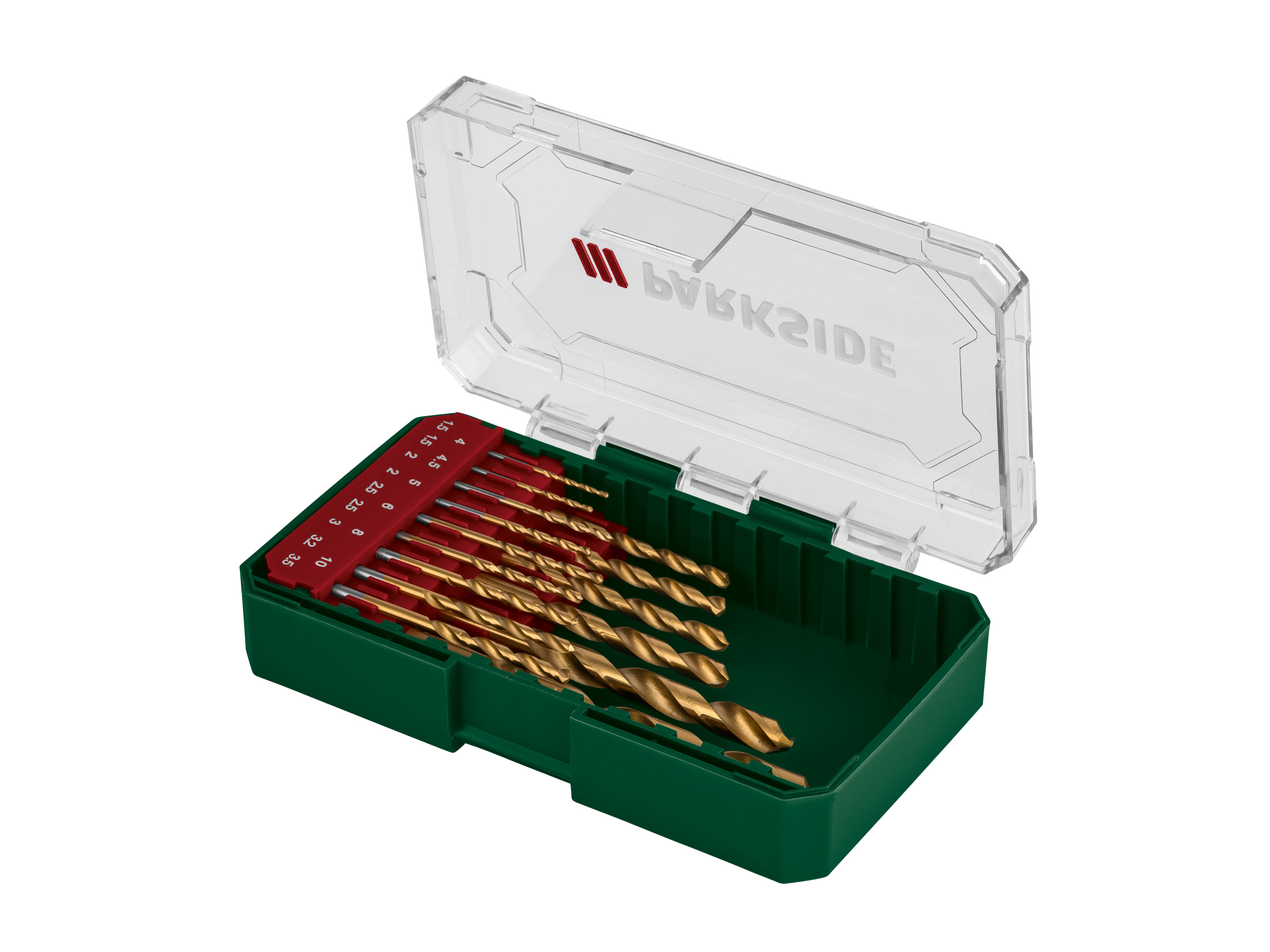 PARKSIDE® Zestaw wierteł lub bitów (Zestaw wierteł spiralnych HSS, 15 sztuk)
