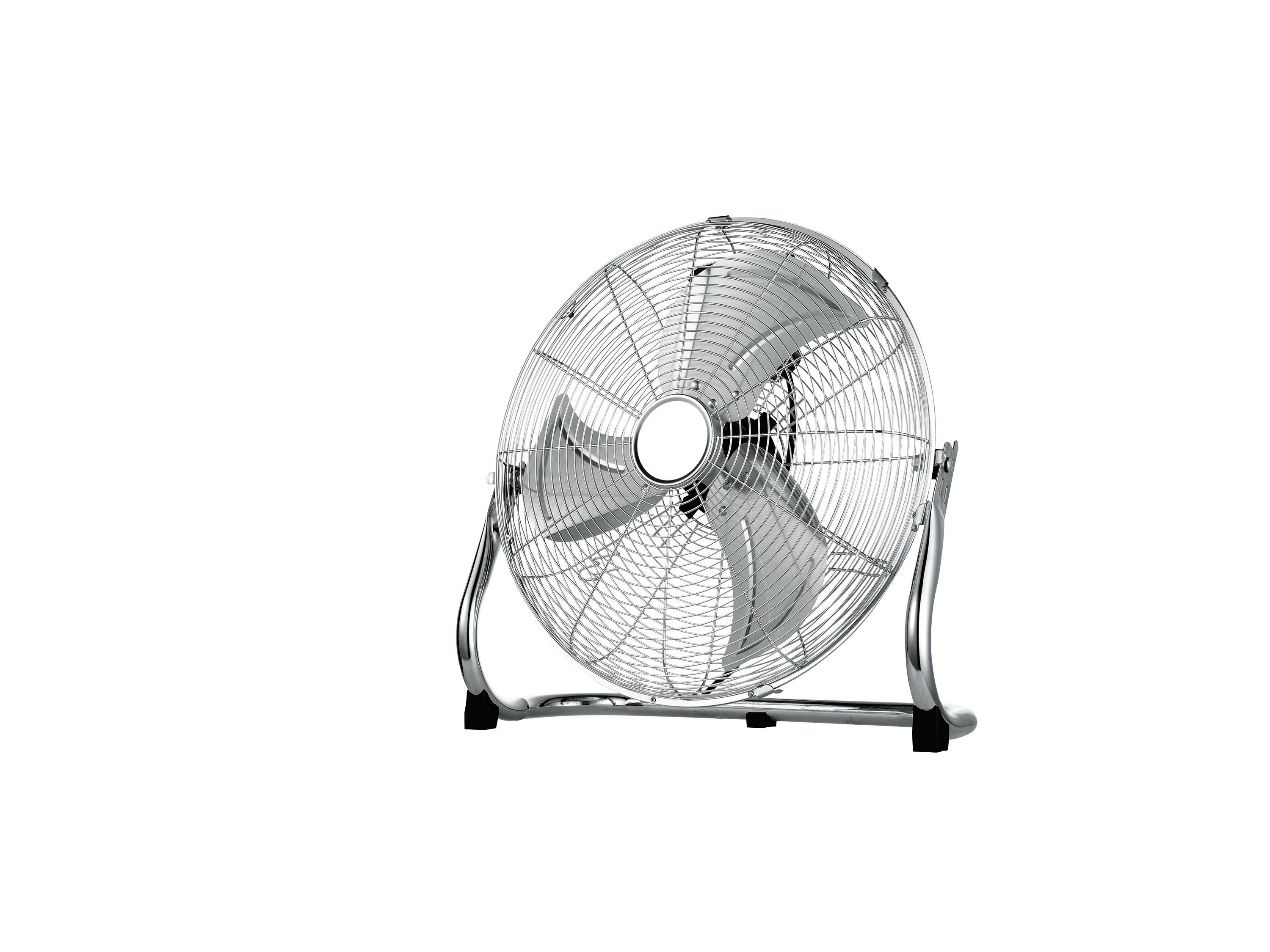 SILVERCREST® Wentylator podłogowy retro SBV 40 A1, 70 W (Srebrny/ chromowany)