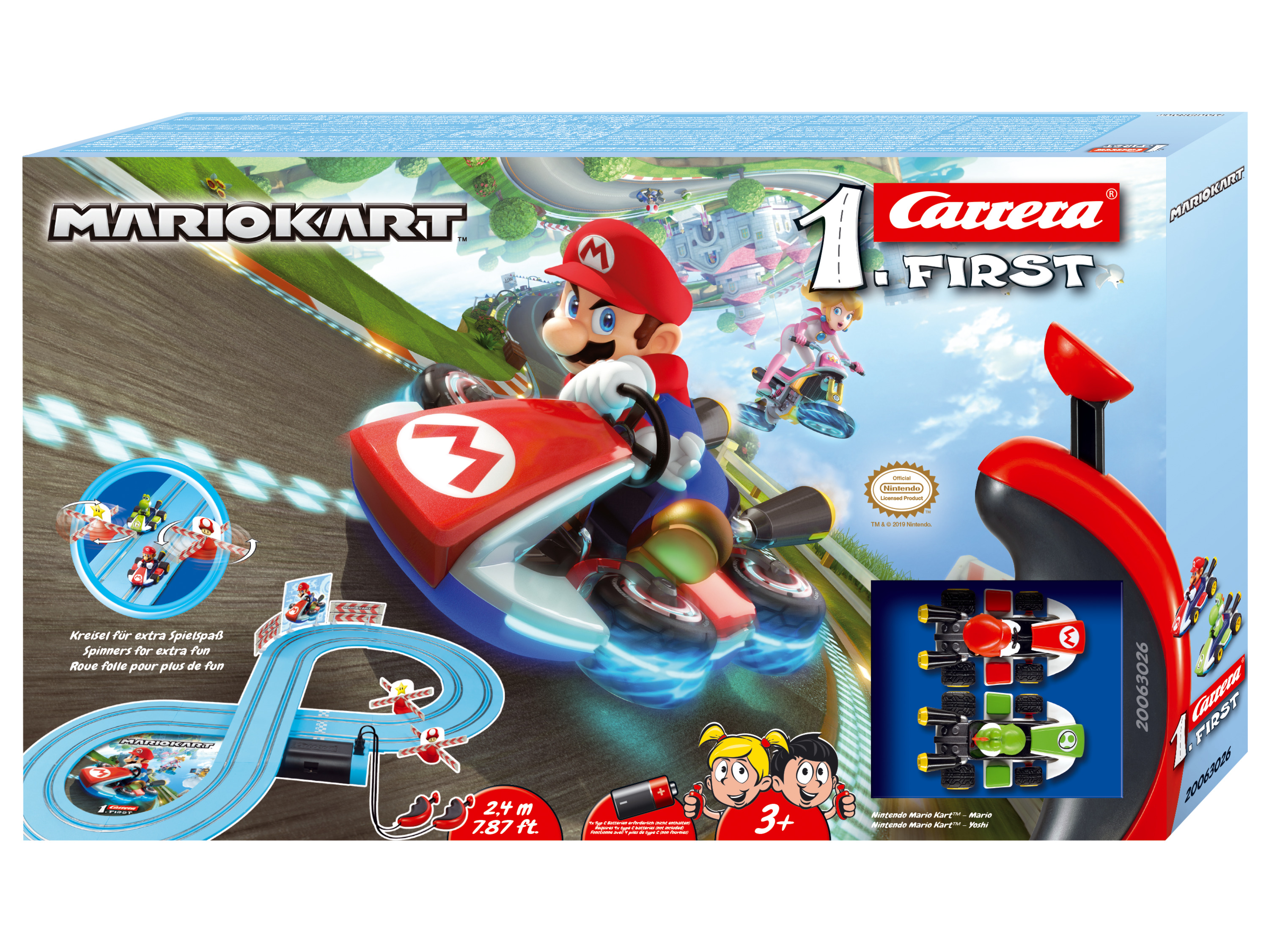CARRERA Pierwsza Trasa Samochodowa dla Maluchów (Mario Kart)