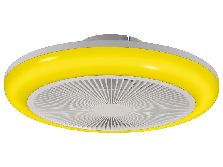 Lampa sufitowa LED z wentylatorem