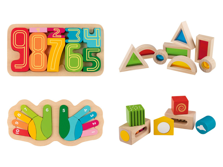 Pełny ekran: Playtive Drewniana zabawka edukacyjna Montessori, 1 szt. - zdjęcie 1