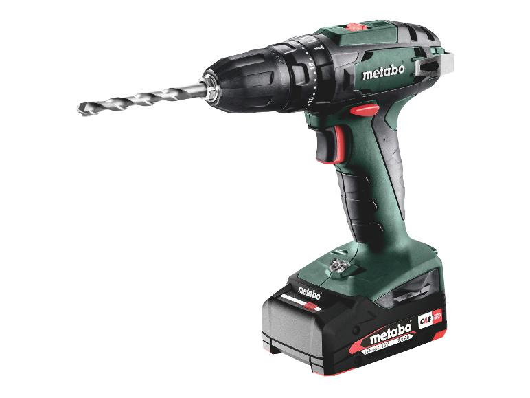 Wiertarko-wkrętarka akumulatorowa Metabo z akumulatorem Li-Power 18V 2.0 Ah