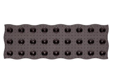 GARANTIA MAXI-Donica 70 x 24 cm, brązowe akcesoria ogrodowe