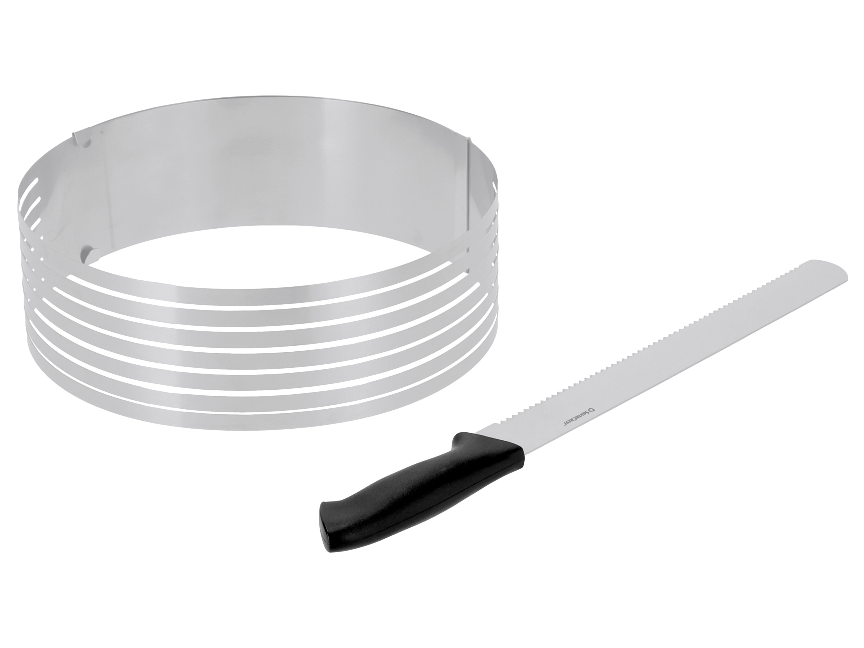 SILVERCREST® Łopatka do ciasta lub obręcz do krojenia ciasta z nożem (Obręcz do krojenia ciast z nożem)