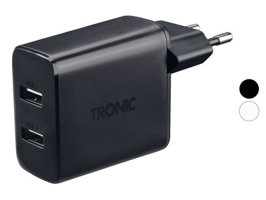 TRONIC Ładowarka 2x USB-A