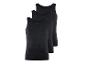 Trzy czarne tank topy.
