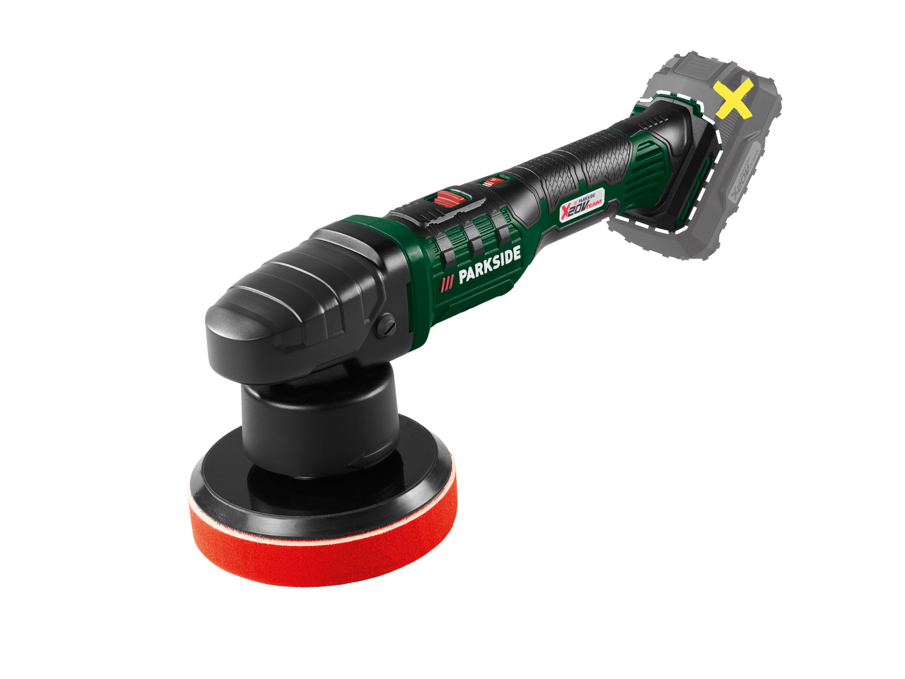 PARKSIDE® Akumulatorowa polerka 20 V, PPMA 20-Li C4 (bez akumulatora i ładowarki)