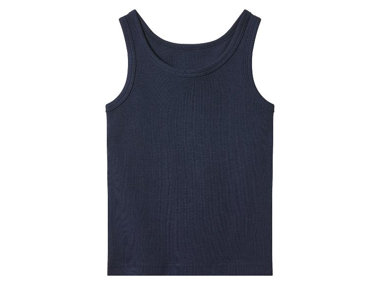 Granatowa męska koszulka bez rękawów