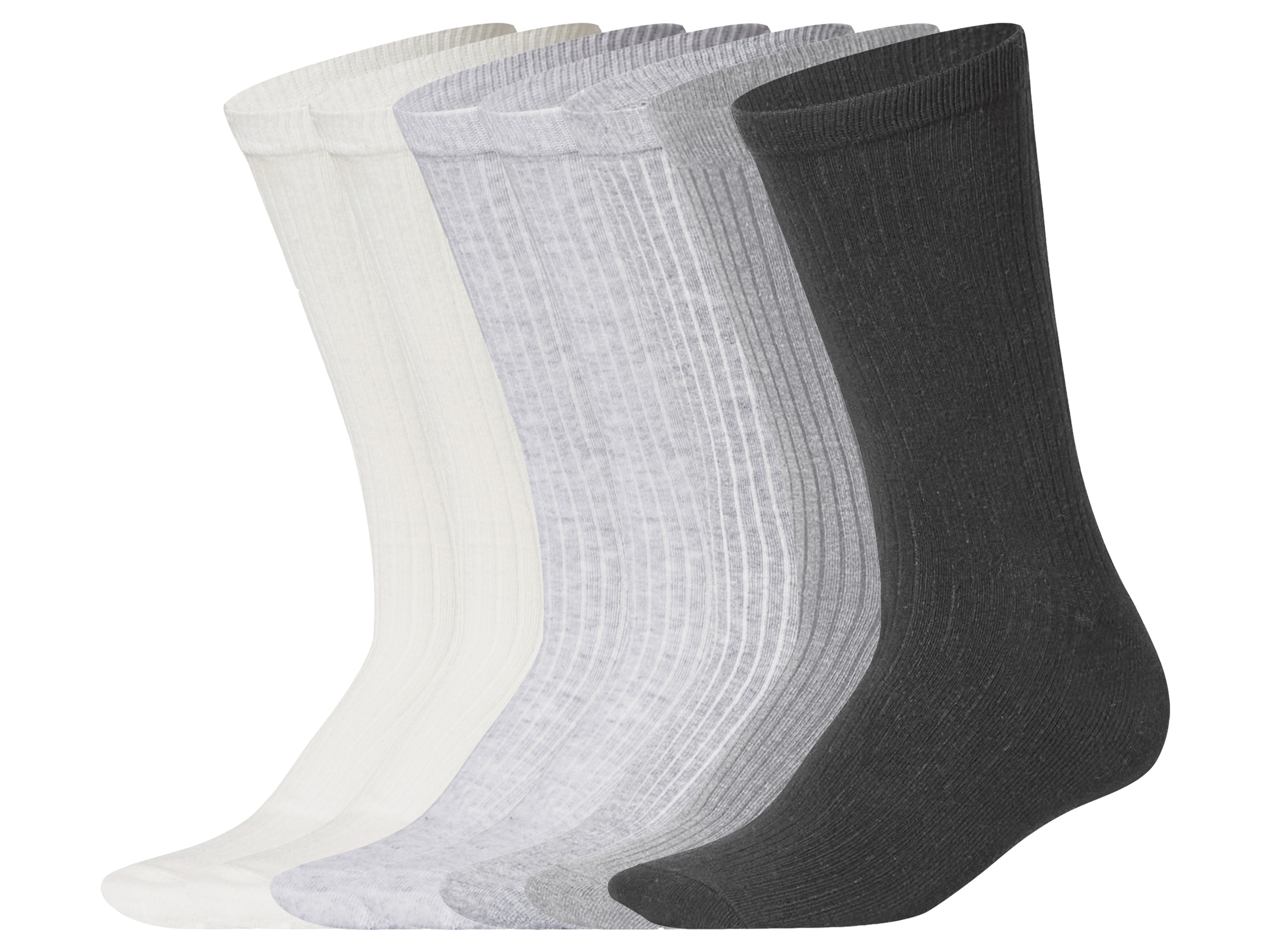 esmara® Skarpetki damskie z biobawełną, 7 par 