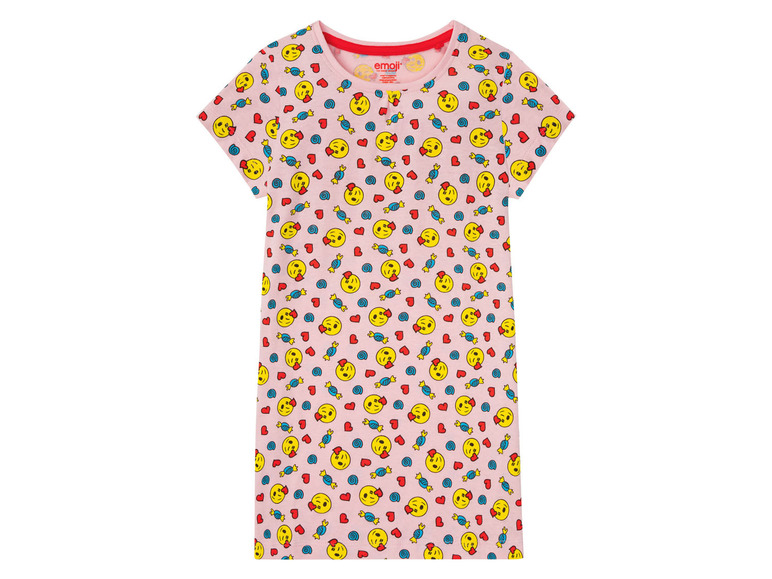 Pełny ekran: Piżama (t-shirt + szorty) lub koszula nocna dziewczęca z biobawełny - zdjęcie 2
