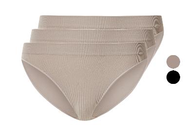 esmara® Majtki figi damskie prążkowane, 3 pary