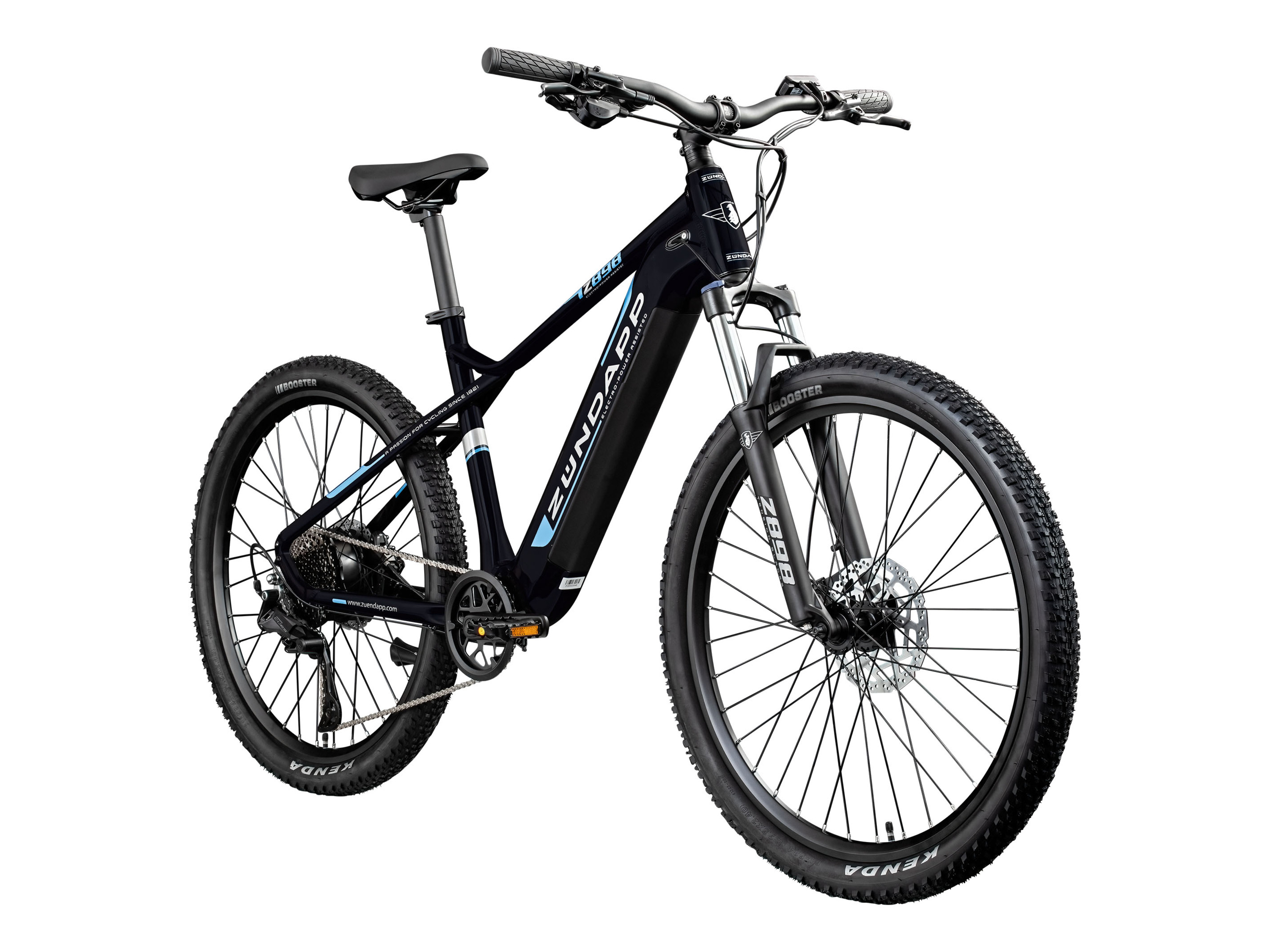 Zündapp Rower elektryczny górski »Z898«, 27,5 cala (Niebieski)
