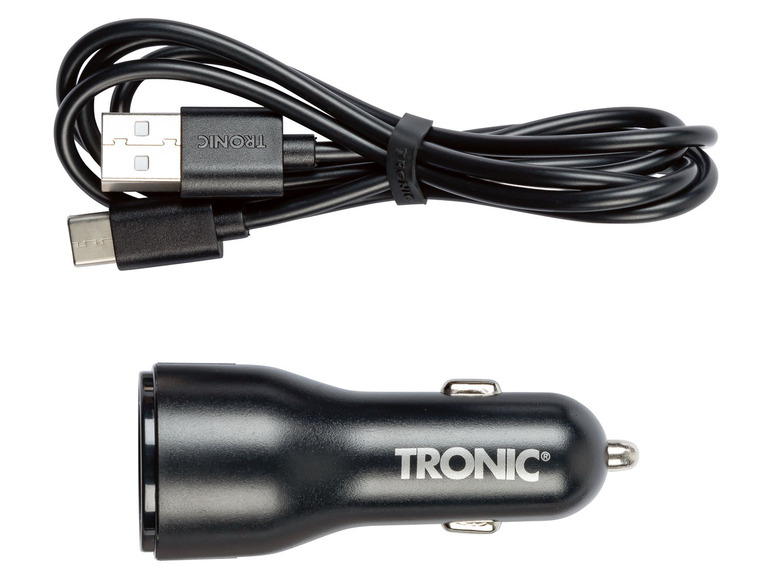Pełny ekran: TRONIC® Uchwyt samochodowy na smartfona, 10 W, z ładowarką QI - zdjęcie 3