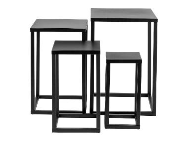 LIVARNO home Zestaw 4 stolików