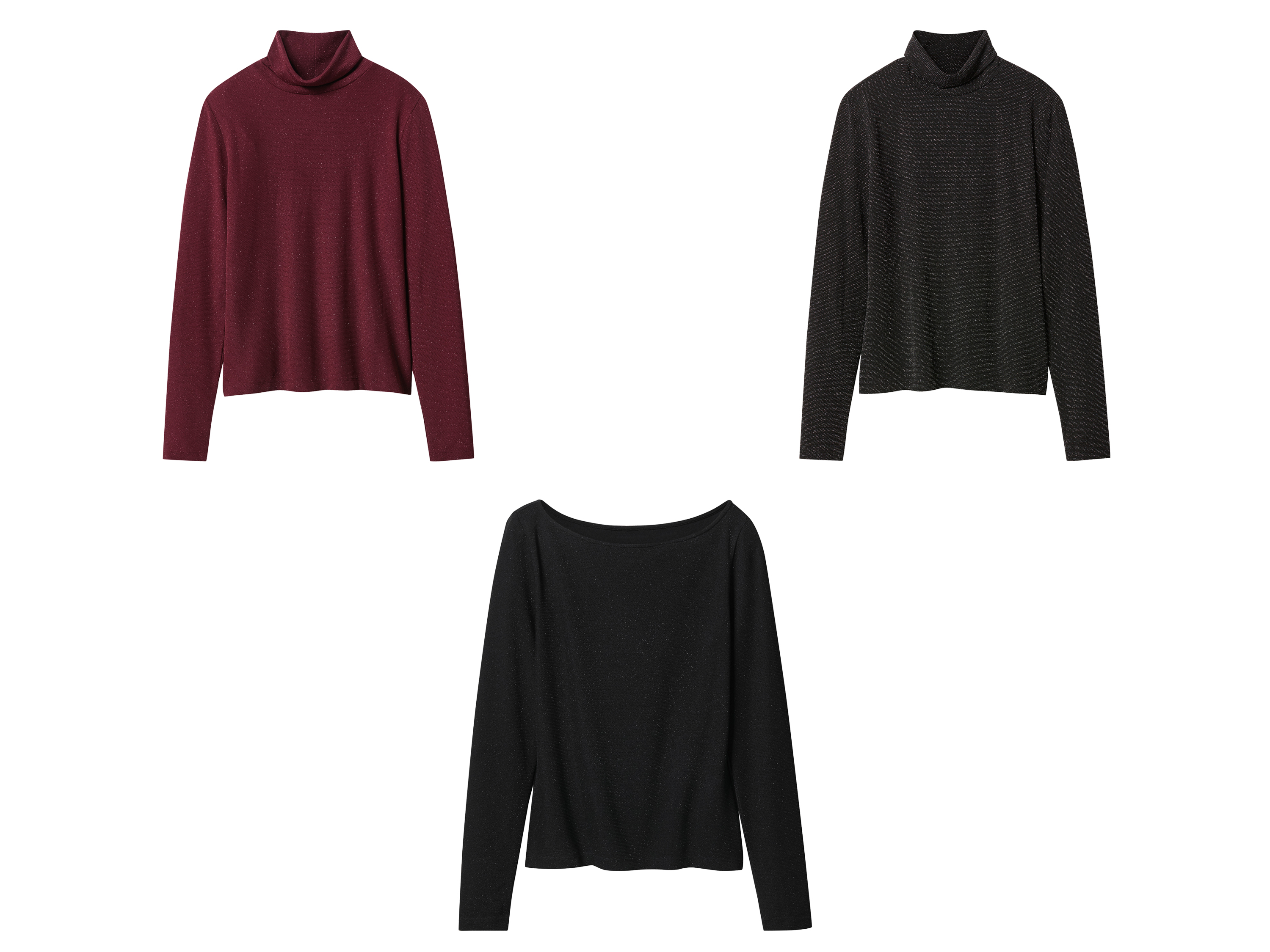 esmara® Bluzka damska z długim rękawem