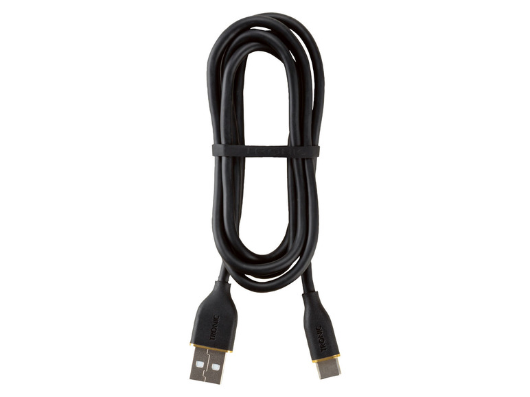 Pełny ekran: TRONIC® Przewód do ładowania i transmisji danych USB C/ USB A, 1 m - zdjęcie 2