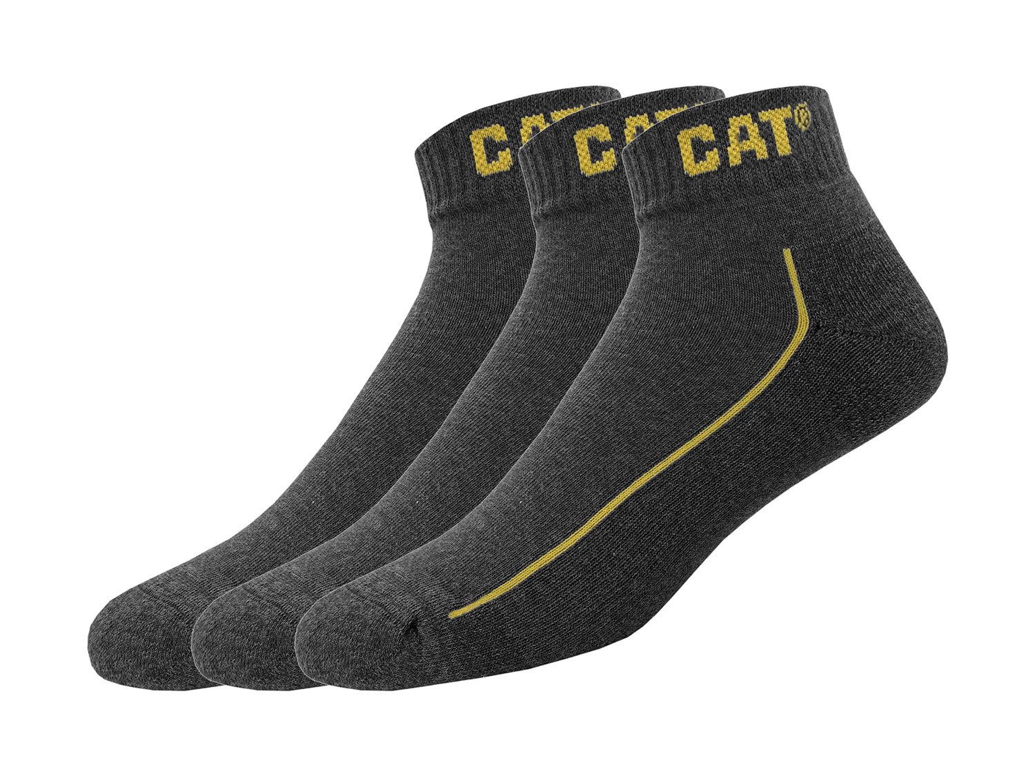 CATERPILLAR Skarpety robocze męskie, 3 pary (Antracytowy, 39-42)