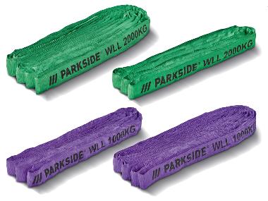 PARKSIDE® Zawiesie pasowe okrągłe, 1000 / 2000 kg