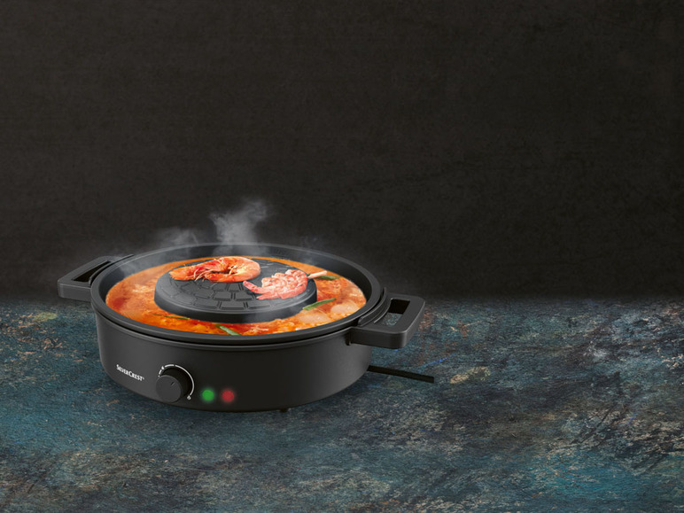 Pełny ekran: SILVERCREST® KITCHEN TOOLS Okrągły grill stołowy z garnkiem 2 w 1 Hot Pot, 1800 W - zdjęcie 8