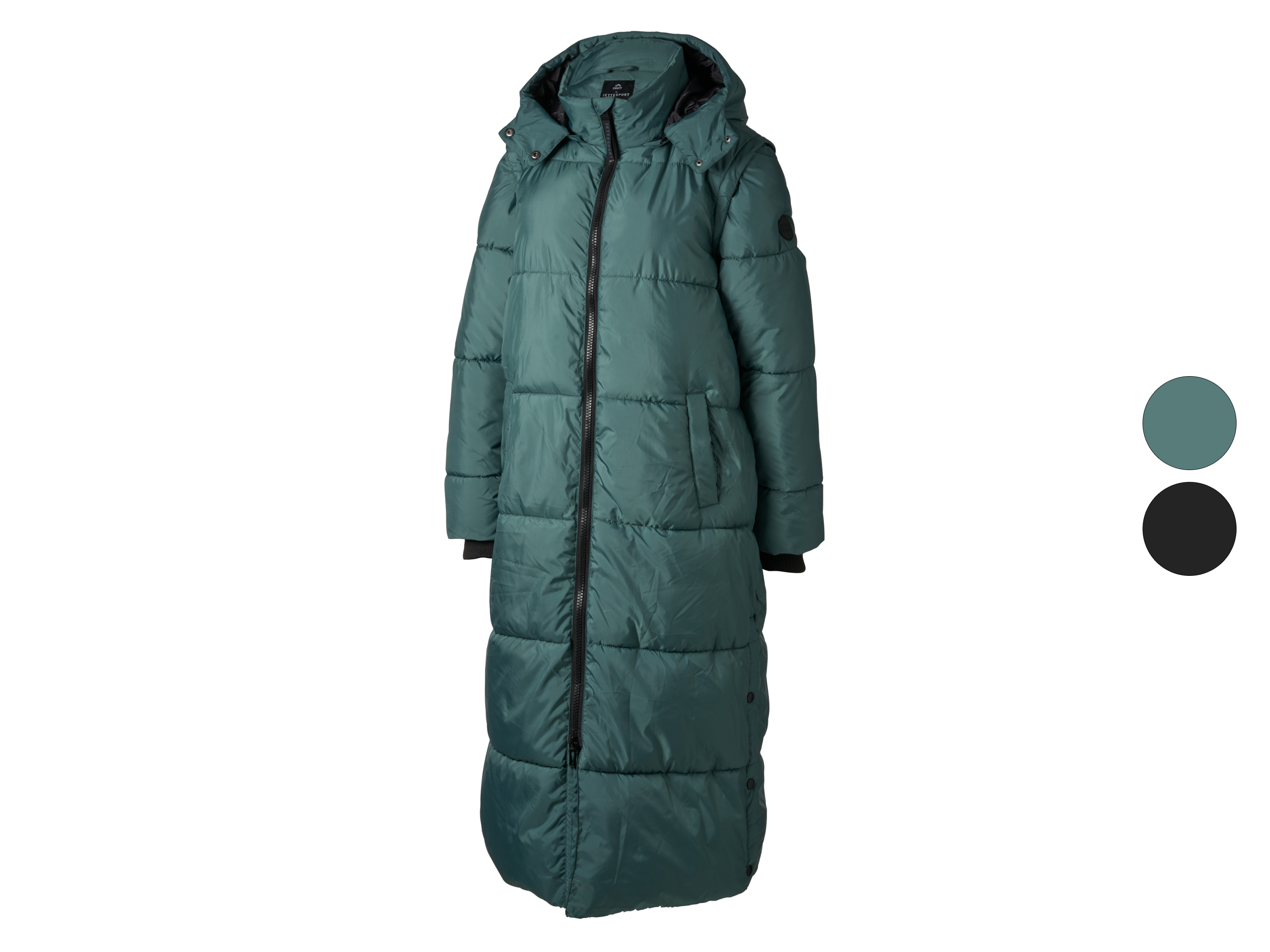 CRIVIT Pikowany płaszcz damski 2 w 1