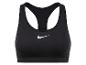 Czarny sportowy biustonosz Nike.