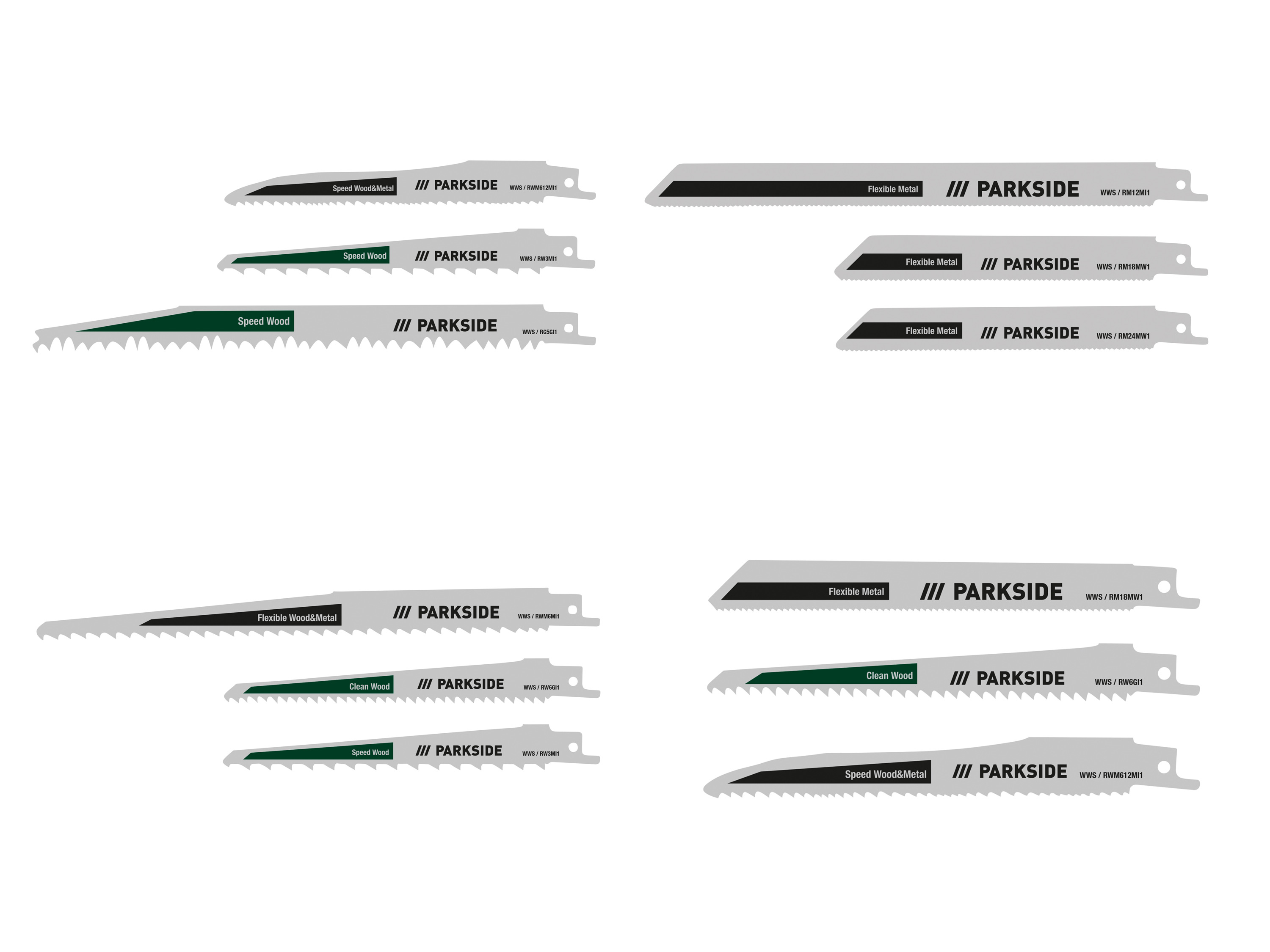 PARKSIDE® Zestaw 3 brzeszczotów do pił szablastych, PFSZ 3 B1