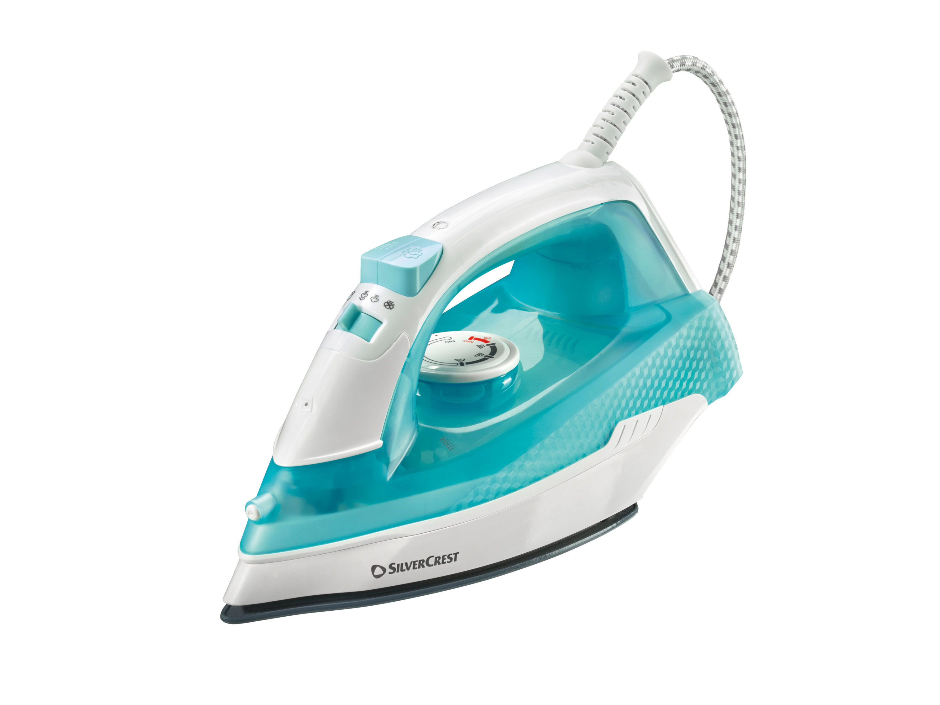 SILVERCREST® Żelazko parowe, 2180 W, SDBG 2200 A1 (Biały/ turkusowy)