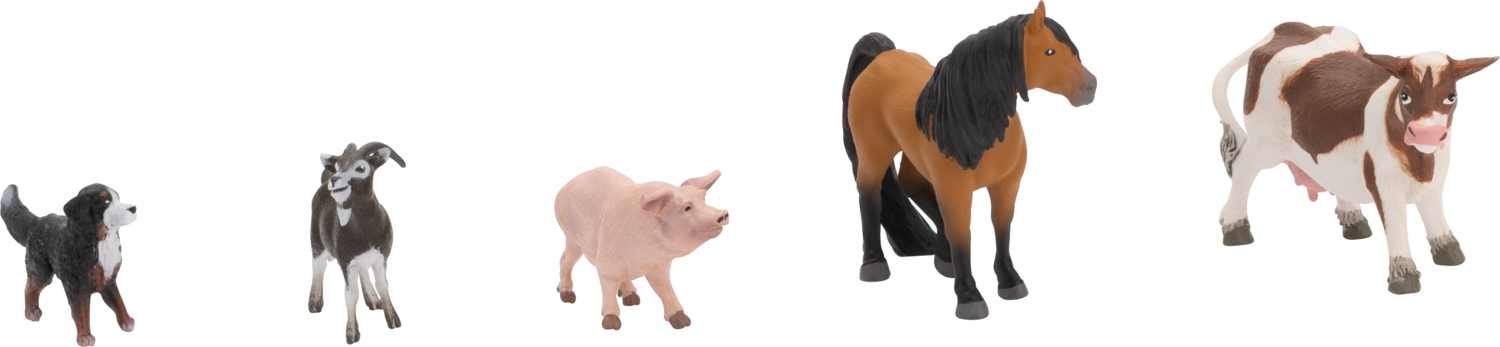 LUPILU® Zestawy figurek zwierząt S. (Zwierzęta gospodarskie)